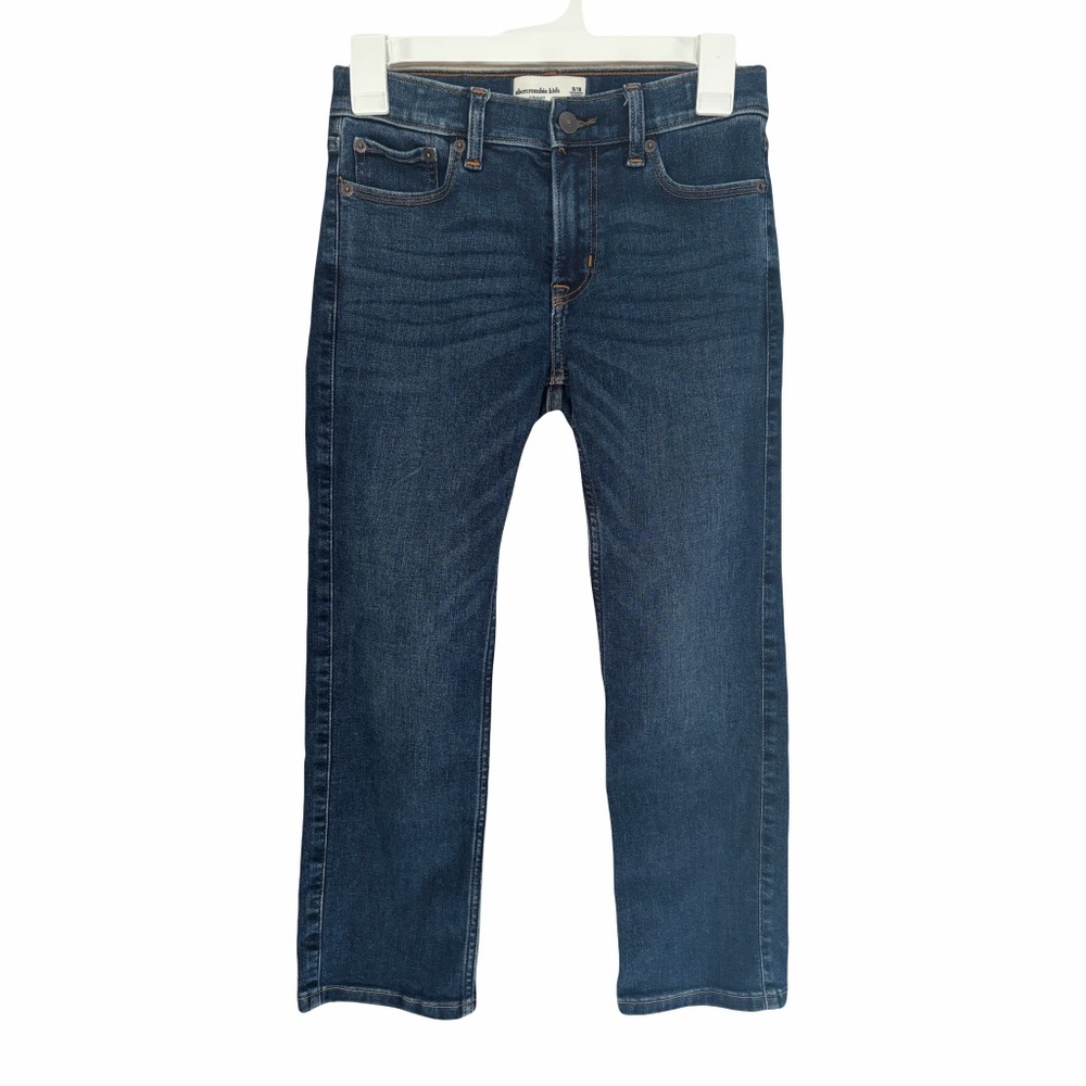 abercrombie kids straight jeans Dark Indigo Size 9/10 SHORT